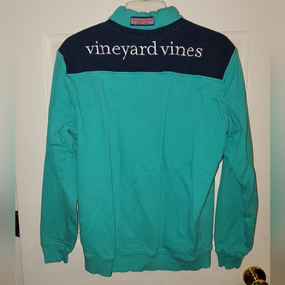💸 5 for $20 | Vineyard Vines Quarter Zip Long Sleeve Pullover Sweatshirt - Picture 7 of 16